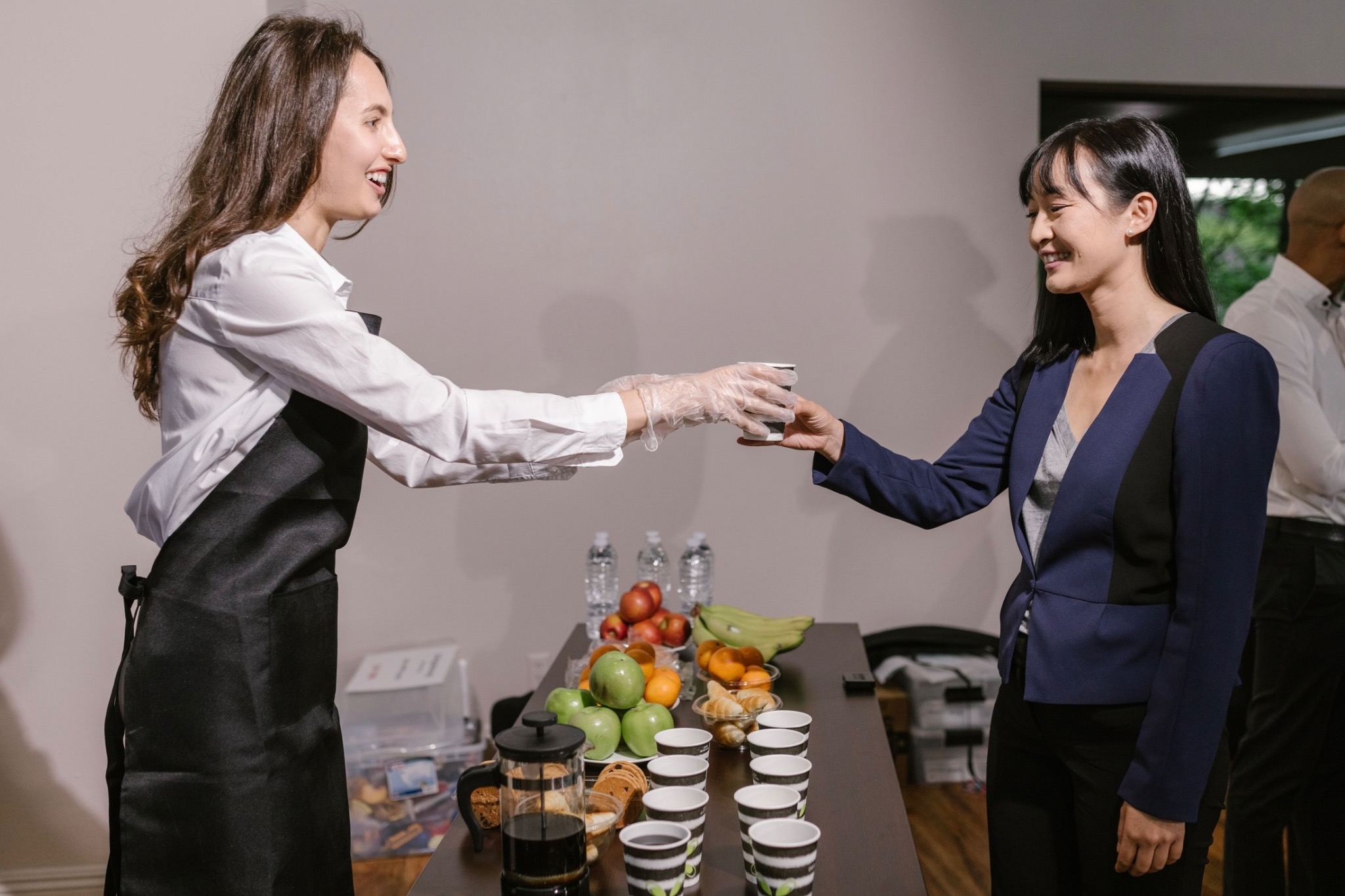 Professional catered business gathering