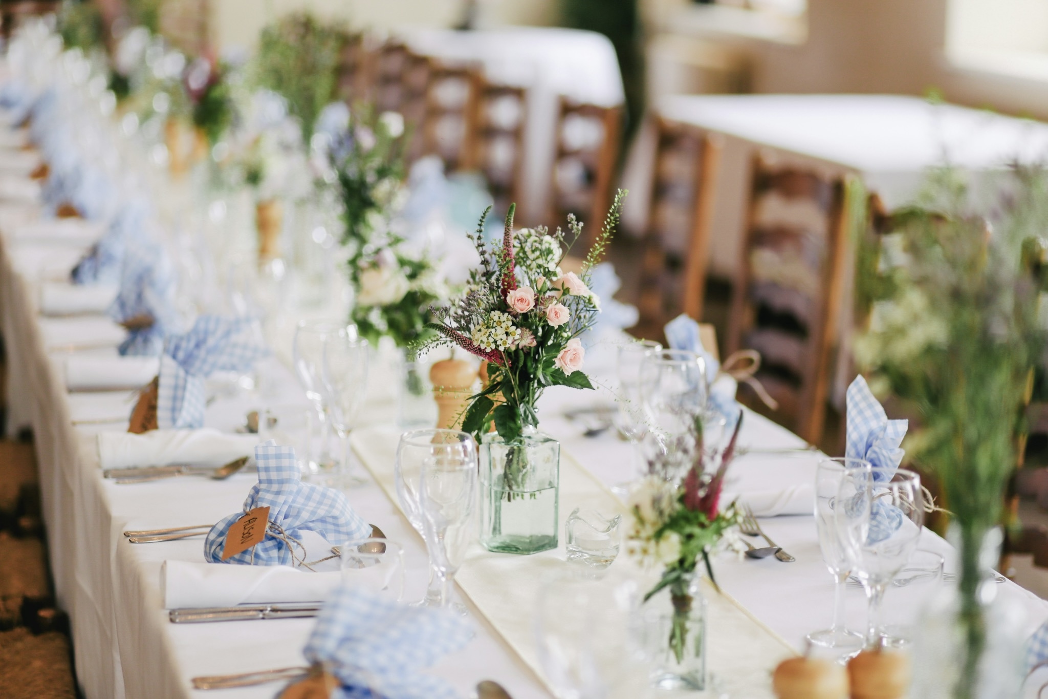 Warm wedding reception inspiration